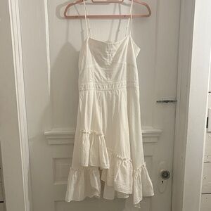 Derek Lam Cream Asymmetrical Dress